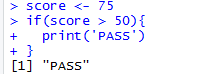 R if statement output in Rstudio