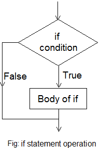 Flowchart of if in R programming